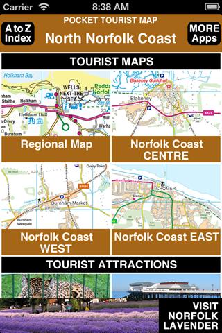 North Norfolk Tourist Map