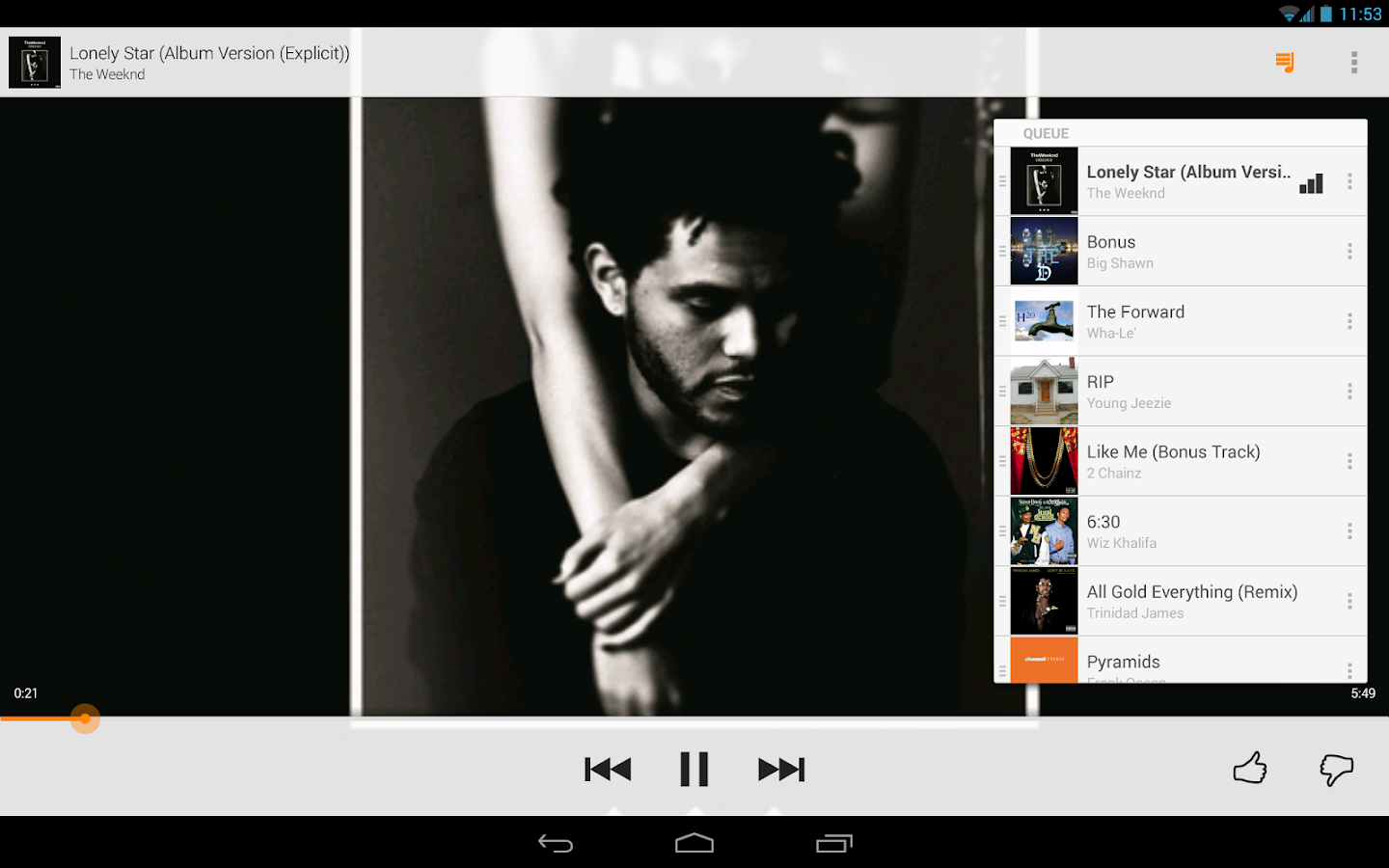 Google Play Music - screenshot