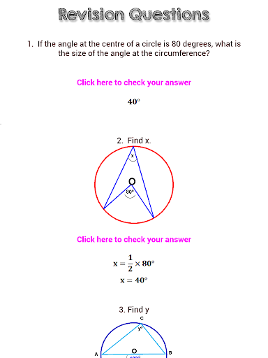 【免費教育App】Angles In A Circle-APP點子