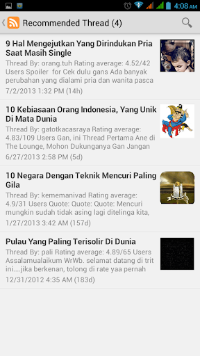 【免費新聞App】BEST THREAD KASKUS LOUNGE-APP點子