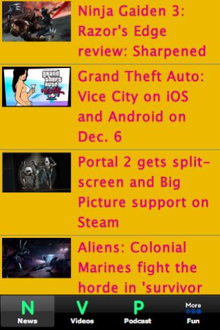 【免費新聞App】Video Game News+-APP點子