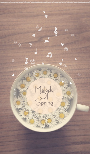 melody of spring 카카오톡 테마