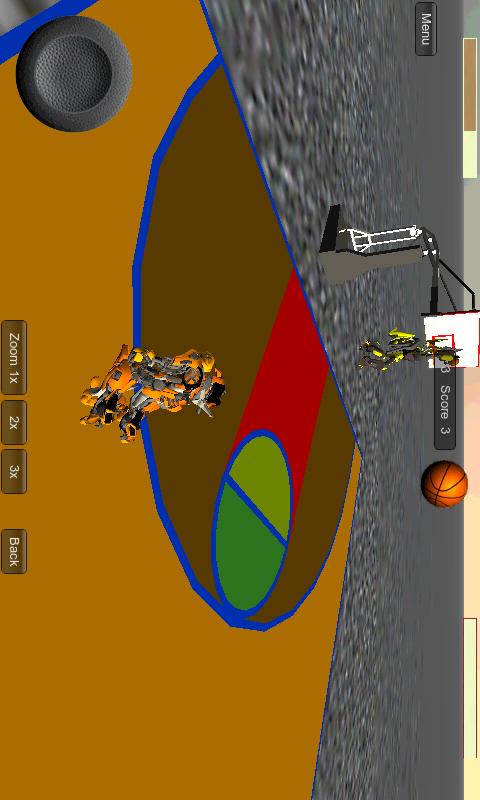 Robots Basketball 3D Screen 3