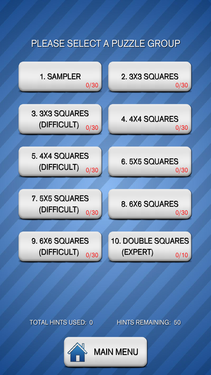 Wordgenuity® Word Squares Full Screen 2