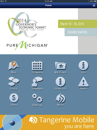 【免費生產應用App】Pure Michigan Economic Summit-APP點子