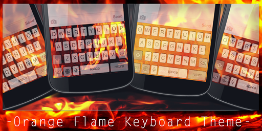 Orange Flame Keyboard Theme