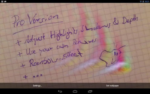 Water Touch Pro Parallax Live Wallpaper Screenshot