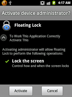 Floating Screen Lock Screenshots 1