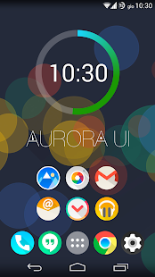Aurora UI Zooper widget(圖1)-速報App