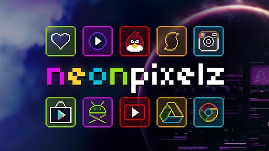 Neon Pixelz Go Nova Apex Theme - screenshot thumbnail