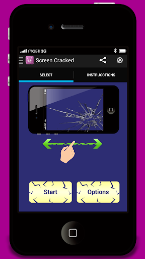 Casual game: Cracked Screen