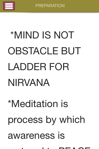 MEDITATION FOR NIRVANA.