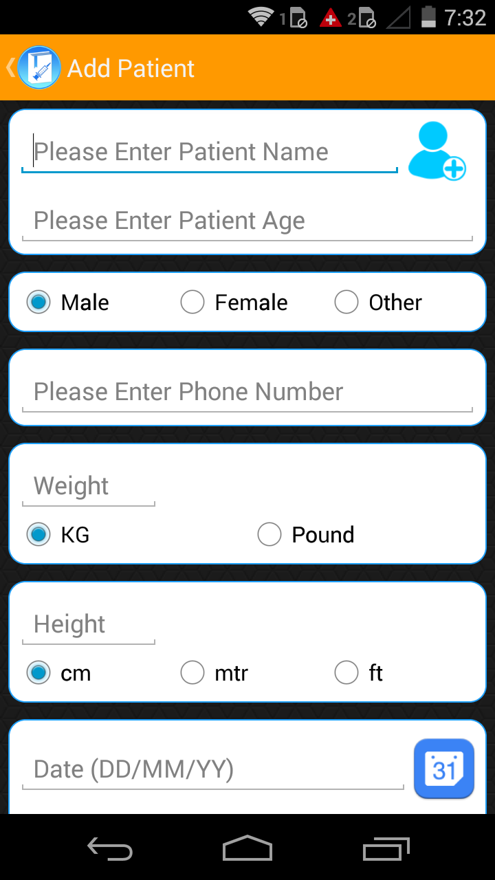 Anesthesia Log Book Pro Screen 3