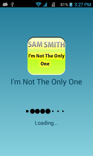 【免費娛樂App】I'm Not  The Only Lyrics Free-APP點子