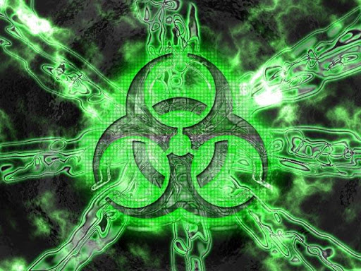 Green Biohazard Wallpaper