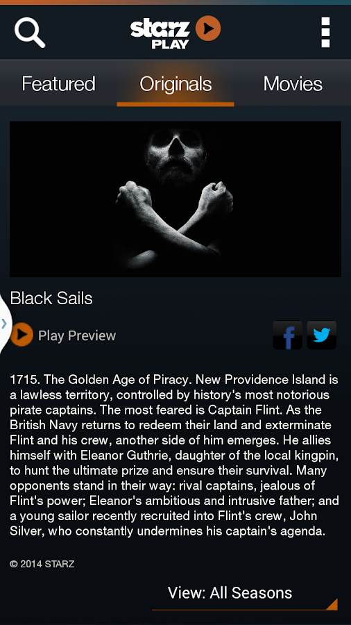 STARZ Play - screenshot