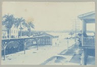 Gezicht uit huis op Heiligenweg