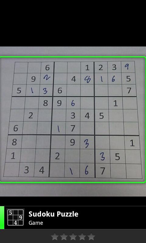   Google Goggles – Capture d'écran 
