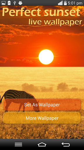 Perfect Sunset Live Wallpaper