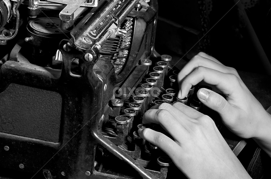 type away by Marybeth Smith - Black & White Objects & Still Life