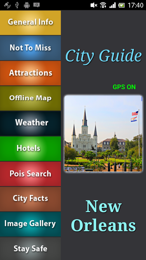 Android application New Orleans Offline Guide screenshort