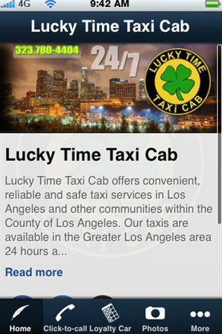 Lucky Time Taxi Cab