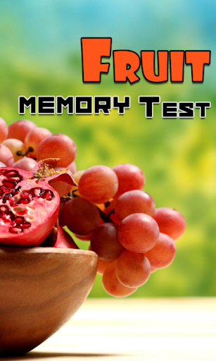 Fruit Memory Test