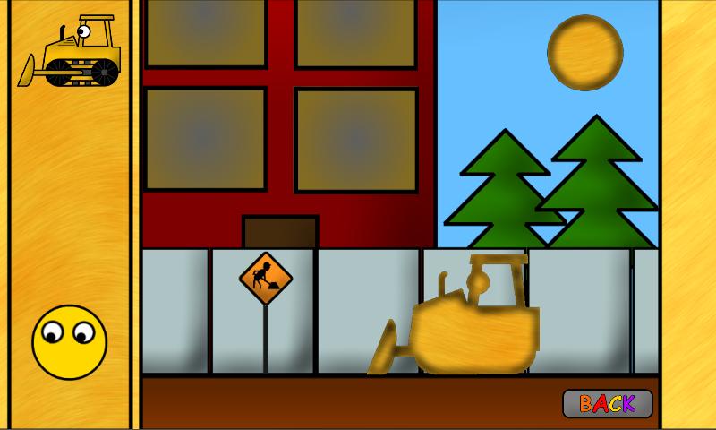 Android application Kids Trucks: Puzzles screenshort
