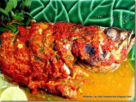Ikan Pepes - Indonesian Spiced Fish in Banana Leaf