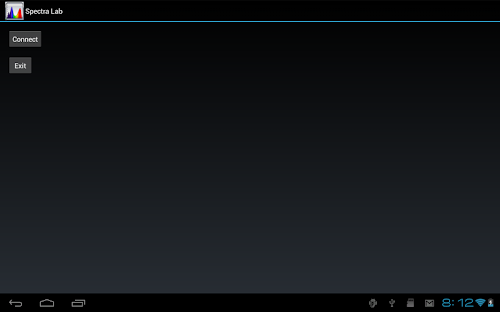 Android application Spectra Lab screenshort