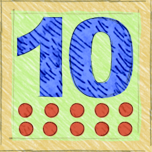 Adding up to 10 in German logo