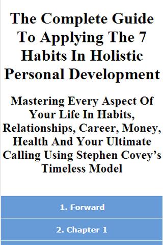 7 Habits Personal Development