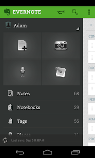 Evernote - screenshot thumbnail