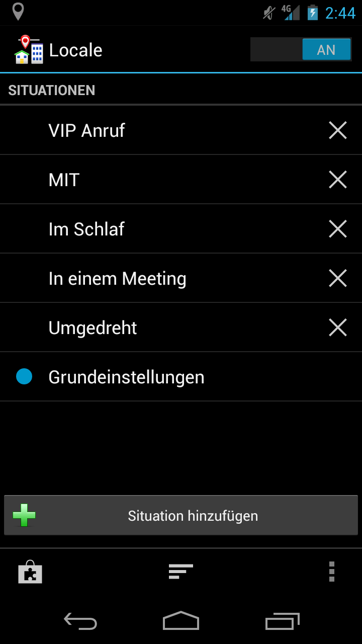 Android application Locale screenshort