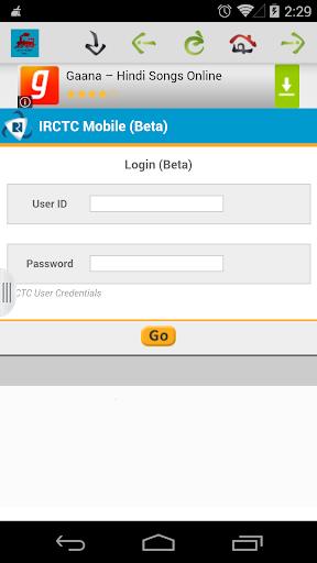 IRCTC手机订票