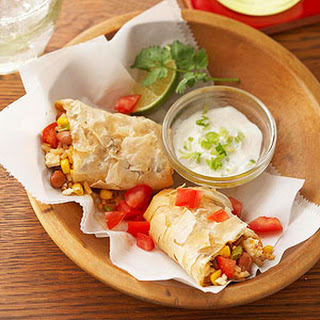 Crispy Chipotle Bean Burritos