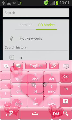 【免費個人化App】粉紅色的心的鍵盤-APP點子