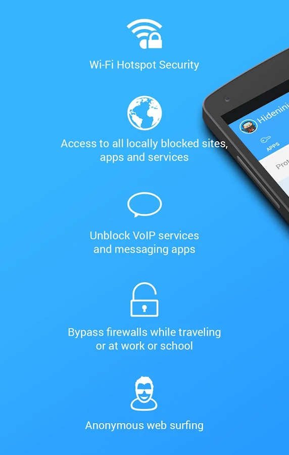 VPN Free VPN Hideninja - screenshot