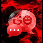 Cover Image of 下载 GO SMS Pro Theme Red Smoke 2.4 APK