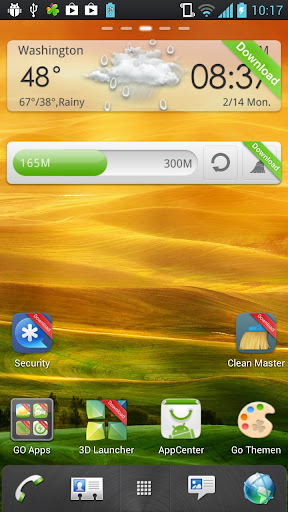 HTC Sense 4.1 GoLauncher Theme