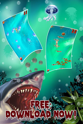 【免費冒險App】Mega Dive Shark Attack Escape-APP點子