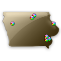 Iowa Fishing Maps - 3100 Maps