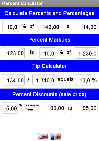 Percent - Calculator