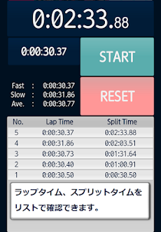 履歴ストップウォッチ - タイムを保存できるストップウォッチのおすすめ画像3