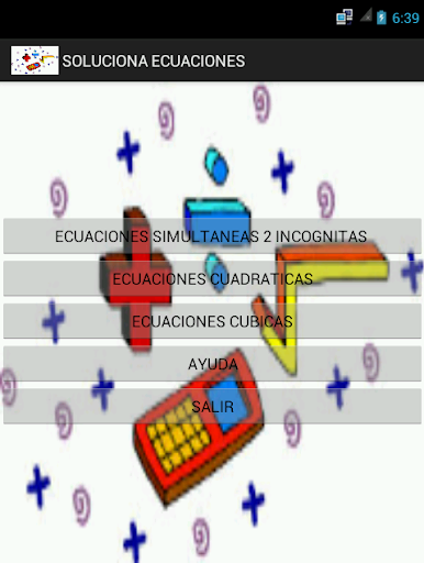 SOLUCIONADOR DE ECUACIONES