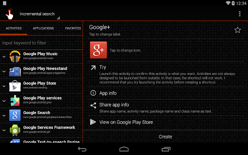 Screenshot QuickShortcutMaker APK