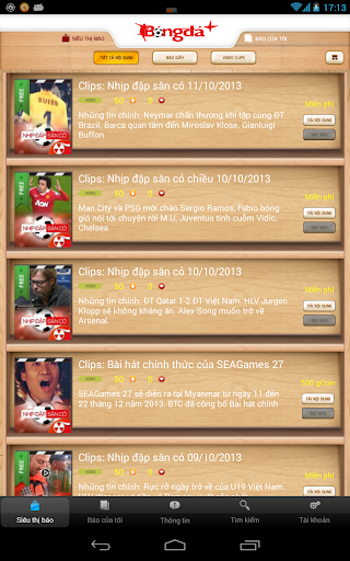 ดาวน์โหลด BongDaPlus รุ่น 1.0 สำหรับ Android