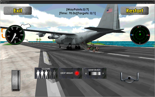 【免費模擬App】Flight Sim: Transport Plane 3D-APP點子