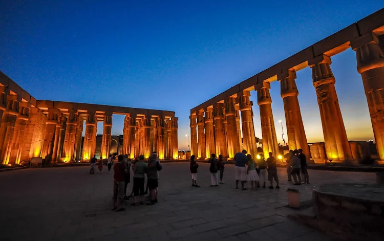 The Court of Amenhotep III at Luxor Temple near Safaga, Egypt.