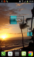 Battery Widget HD APK Gambar Screenshot #3